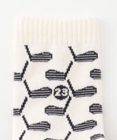 23区GOLF 【MEN】クラブ柄 ハーフソックス