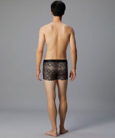 WACOAL MEN WACOAL MEN ボクサーパンツ 【レースボクサー】 フロント快適グラマラス 通気性(本体) 前閉じ 下着 メンズ WT3828 /ワコールメン