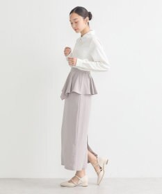 earth music&ecology 襟ビジューブラウス