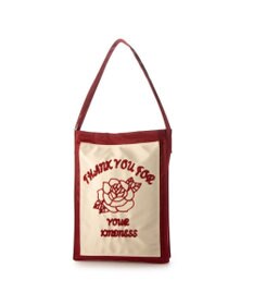 UNBILLION カシュカシュ cachecache / チェーンステッチ刺繍トートバッグ