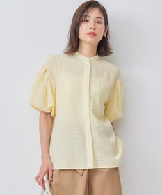 組曲 【WEB限定】ステッチストライプドビー ブラウス