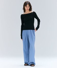 BEIGE， 【洗える・BAILA 10月号掲載】MARINO / 2WAYリブコンパクトカーディガン