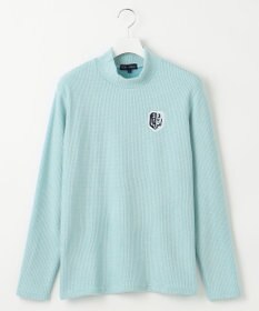 23区GOLF 冬の定番トップス【MEN】【吸湿発熱】グランサーモワッフル モックネックシャツ
