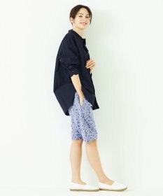 JOSEPH ABBOUD MOUNTAIN 【SPACE】OGアロハリーフ ハーフパンツ