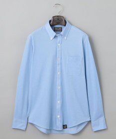 GOTAIRIKU 胸ポケット付にアップデート【吸水速乾/ストレッチ】クールマックス鹿の子 ビズシャツ_ボタンダウン