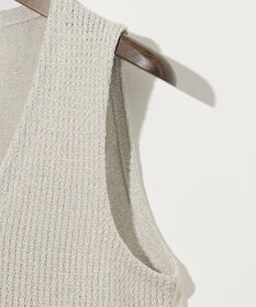 JOSEPH ABBOUD 【和紙使用エコ素材/日本素材/軽量/通気性/速乾性】和紙ムリネ ニット ベスト