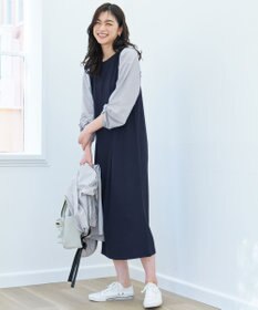 ANY 【洗濯機可】コンビネーションワンピース