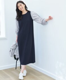 ANY 【洗濯機可】コンビネーションワンピース