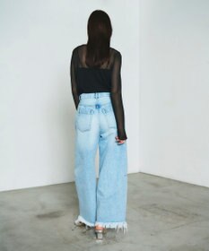 GRACE CONTINENTAL 切替ボリュームデニム