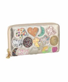 tsumori chisato CARRY tcパッチワーク ラウンドファスナー長財布