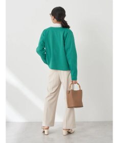 earth music&ecology パールスナップボタンカーディガン