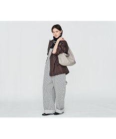 genten フェザートートバッグ　ワンショルダーバッグ