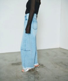 GRACE CONTINENTAL 切替ボリュームデニム