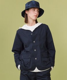 JOSEPH ABBOUD MOUNTAIN 【折り畳み可】ジャングルリーフプリント ポケッタブルバケット ハット