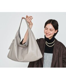 genten フェザートートバッグ　ワンショルダーバッグ