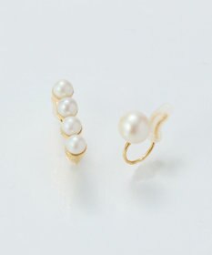 Phoebe 【金属アレルギー対応】2setラインパールイヤーカフ　ゴールド/ニッケルフリー