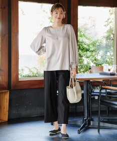 Tiaclasse 【日本製・洗える・接触冷感・吸水速乾・UVカット】サーラドライ・ワイドパンツ