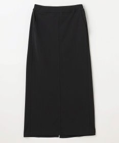 ANY L 【ウエストゴム】カットジョーゼットタイトスカート