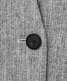 ICB L ストレッチMIXツイード 半袖ジャケット