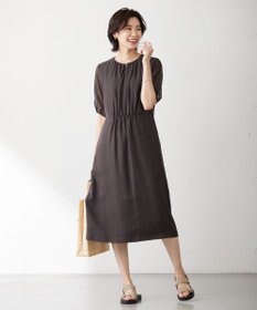 J.PRESS LADIES L 【WEB限定カラーあり・洗える】 ブライトスパンボイル ワンピース