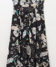 GRACE CONTINENTAL バックコンシャスプリントワンピース