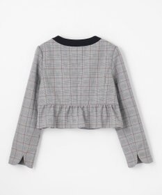 組曲 KIDS 【150-170㎝】グレンチェックジャケット＆プリーツワンピース セット