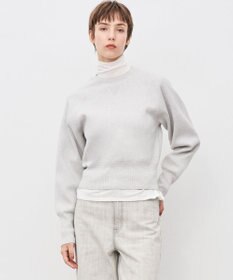 uncrave リヨセルカシミヤベア タートルトップス