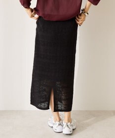 AMERICAN HOLIC レース編みニットタイトスカート