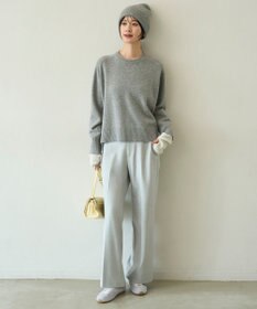 UNFILO カシミヤブレンド クルーネックニット