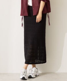 AMERICAN HOLIC レース編みニットタイトスカート
