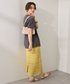 AMERICAN HOLIC レース編みニットタイトスカート