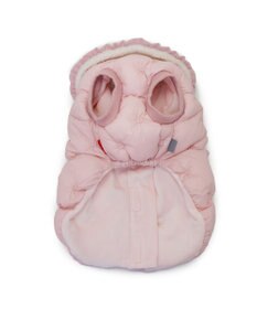 PET PARADISE ディズニー ミニーマウス 遠赤外線 ベスト ツイード襟  小型犬