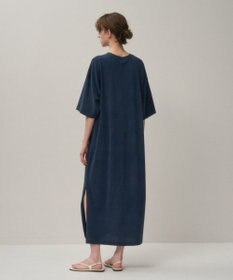 ATON HARD WASHED SUVIN | オーバーサイズＴシャツドレス