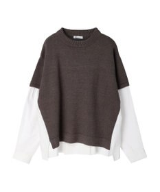 CRAFT STANDARD BOUTIQUE シャツドッキングニットプルオーバー