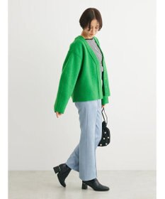 Green Parks ・ＥＬＥＮＣＡＲＥ　ＤＵＥ　ブークレＶネックカーデ