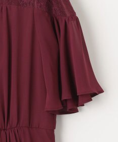 自由区 【WEB限定】シフォンレースコンビネーション ドレス