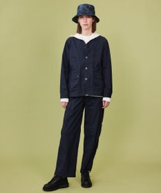 JOSEPH ABBOUD MOUNTAIN 【折り畳み可】ジャングルリーフプリント ポケッタブルバケット ハット