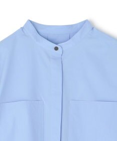 UNFILO FINE MOVE バンドカラーシャツ