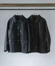 Green Parks ■ＥＳＣＡＲ　ウ゛ィンテージ調エコレザージャケット