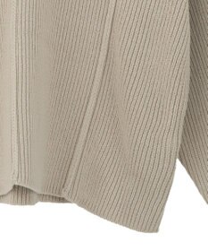 Green Parks リブ切替Ｖネックニットプルオーバー