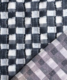 COQ ウォーターチェック リバーシブルトートバッグ A4サイズ