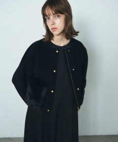 GRACE CONTINENTAL ファーポケットリバージャケット