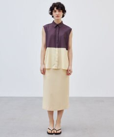 BEIGE， 【洗える】SERBES / ノースリーブブラウス
