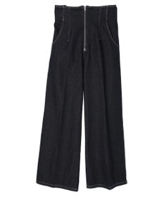 earth music&ecology フロントジップデニムパンツ