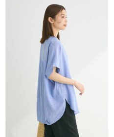 Green Parks リネンレーヨン前立てブラウス