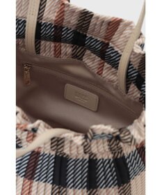 DAKS 【軽量】ポリエステル ハウスチェック 2WAY巾着バッグ