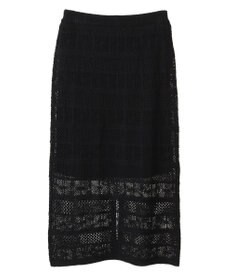 AMERICAN HOLIC レース編みニットタイトスカート