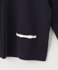 組曲 KIDS 【150-160cm】ラウンドカラー ニットジャケット