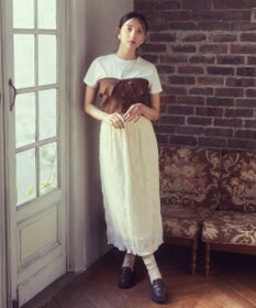 earth music&ecology ＳＥＴ２点コンパクトＴＥＥ＋マルチｗａｙニットビスチ