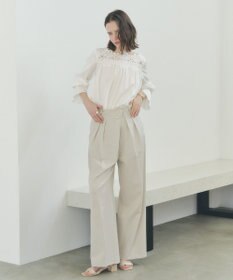 YECCA VECCA メタルホックワイドパンツ